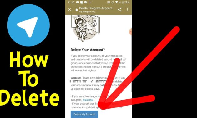 Delete Telegram Account